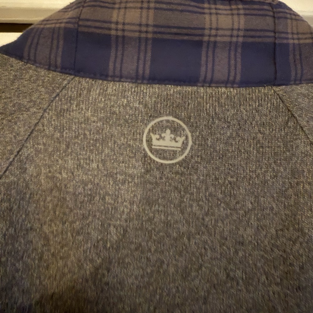 NWT Peter Millar Men's Navy Merge Elite Flannel Hybrid Jacket XXL - Picture 8 of 8